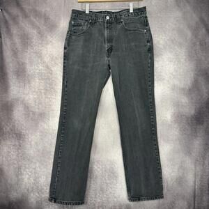 Vintage Levi's 516 Jeans Men Size 30x30 Black Slim Fit Straight Leg Denim‎ 90s